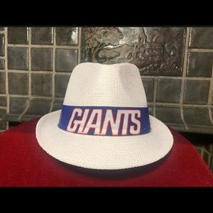 New York Giants white fedora